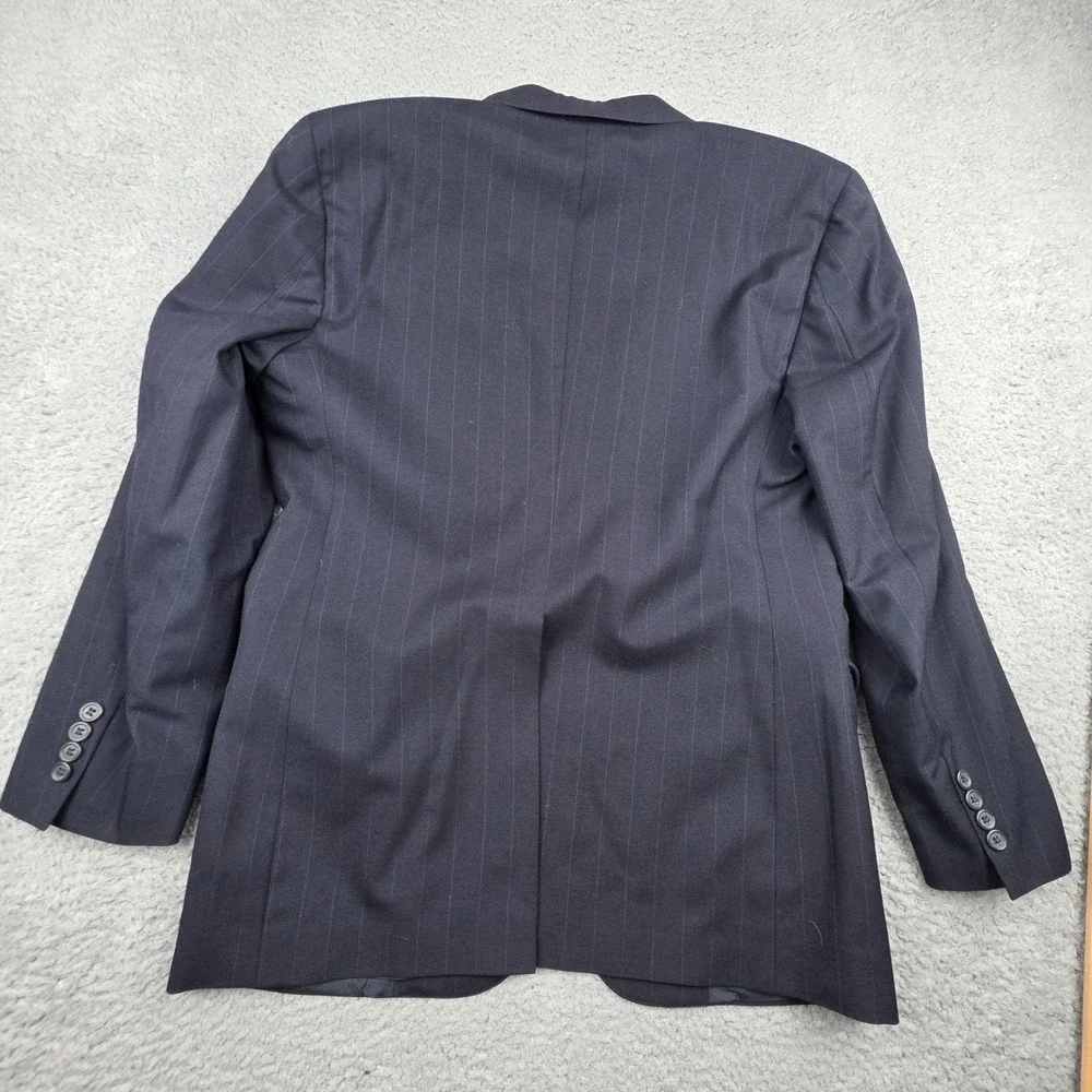 Jos. A. Bank Executive Collection Blazer Mens Navy Blue‎ Pinstripe No SZ tag 40S
